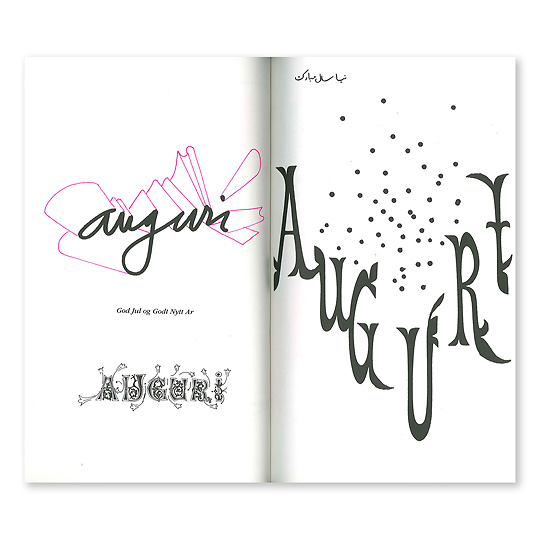 CONTANTI Affettuosissimi AUGURI�F�m���E�F�[��i���j�ƃE���h�D�[��i�E�j
