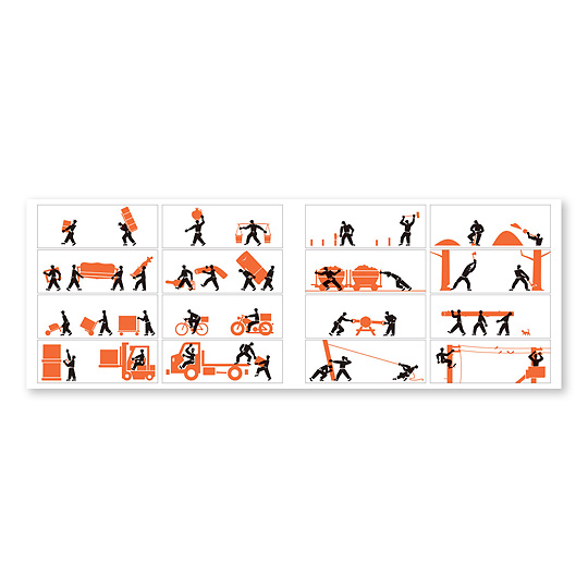 WORKMAN STENCIL�F�����ɂ́A��Ҏ��g�ɂ�邨��{���f�ڂ���Ă��܂��B