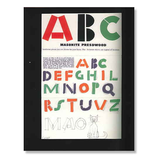 BRUNO MUNARI: IL DISEGNO, IL DESIGN�F�uABC�ŗV�ڂ��v�̃X�P�b�`