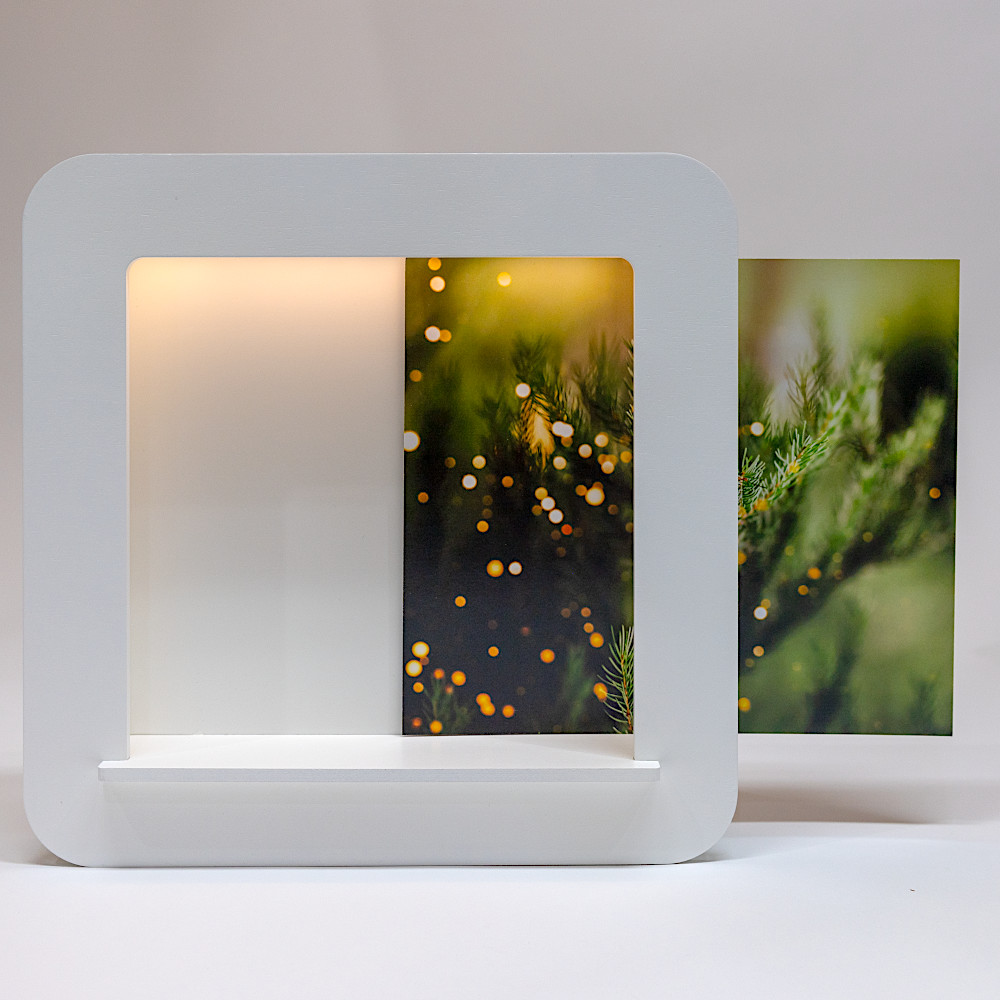 LED�t���[���W����l�p�i�{�̂̂݁j�F�w�i��ς��邱�Ƃ��ł��܂��B�i�S10��ށj