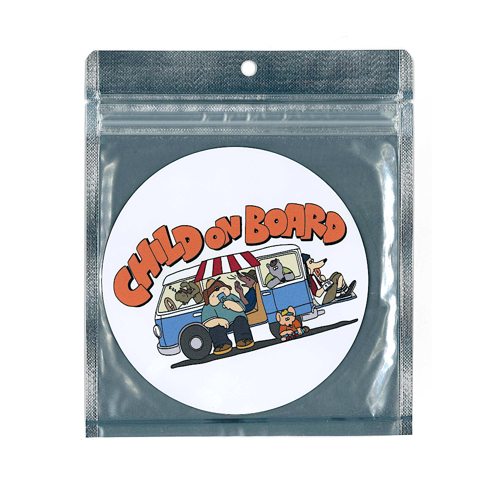 CHILD ON BOARD �}�O�l�b�g�X�e�b�J�[�F���C���摜