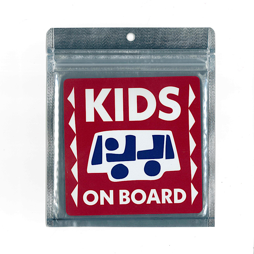KIDS ON BOARD PVC�X�e�b�J�[�F���C���摜
