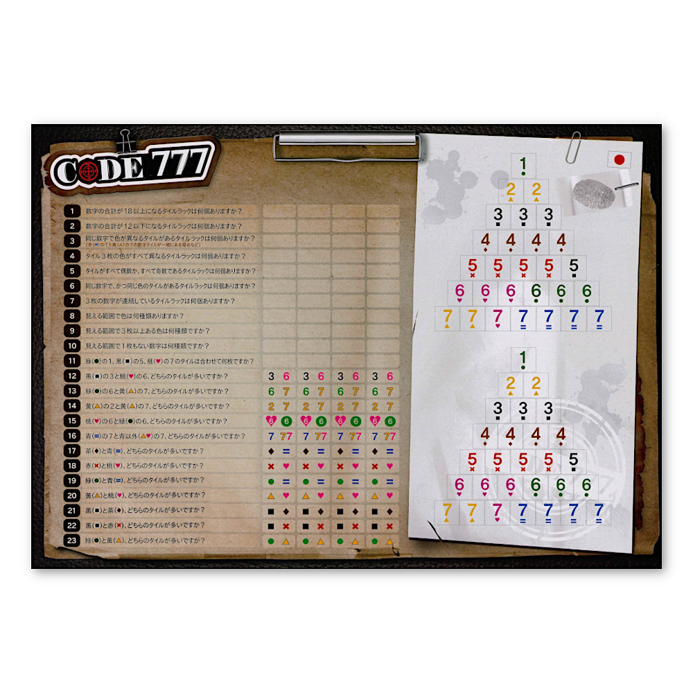 �g���C�R�[�_ CODE777�F�@