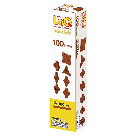 LaQ �t���[�X�^�C�� 100 �u���E���F���C���摜