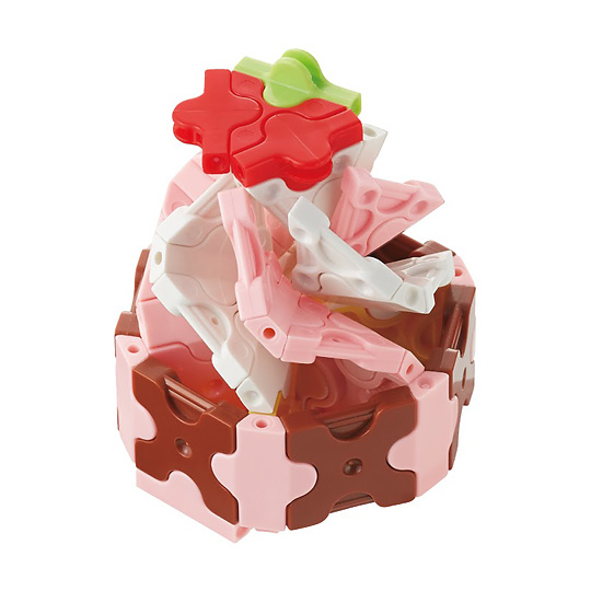 LaQ �X�C�[�g�R���N�V���� �~�j �s���N�F�������̃J�b�v�P�[�L�i58pcs�j