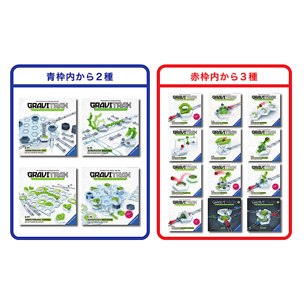 �S���X GraviTrax ���b�L�[7�Z�b�g�F